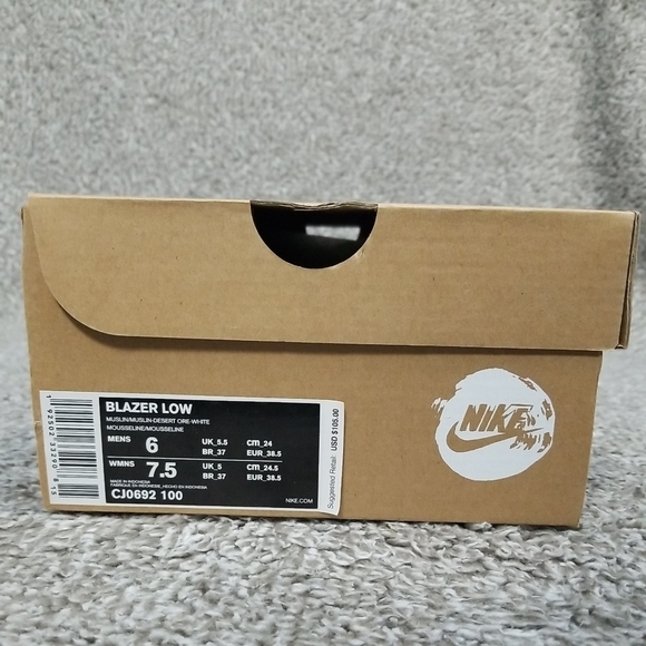 Nike Procell Blazer Low Canvas Yellow NYC Edition Shoe Size 6 Men CJ0692-100 - Picture 9 of 9